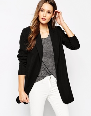 Asos-veste longue noire